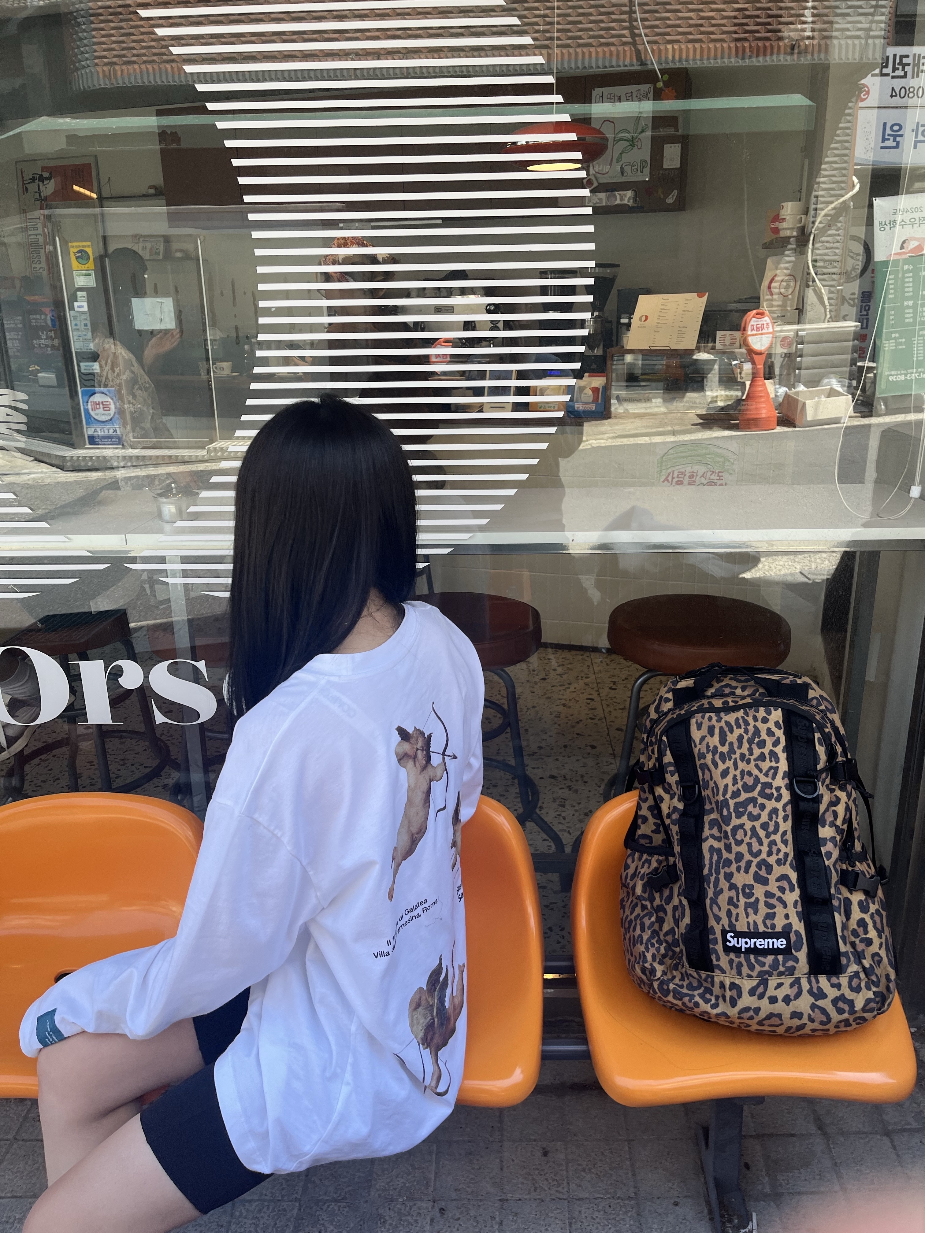 Supreme Backpack Leopard - 20FW, (W) Brooks Running Glycerin Max White - B Medium 착용 스타일 - 2