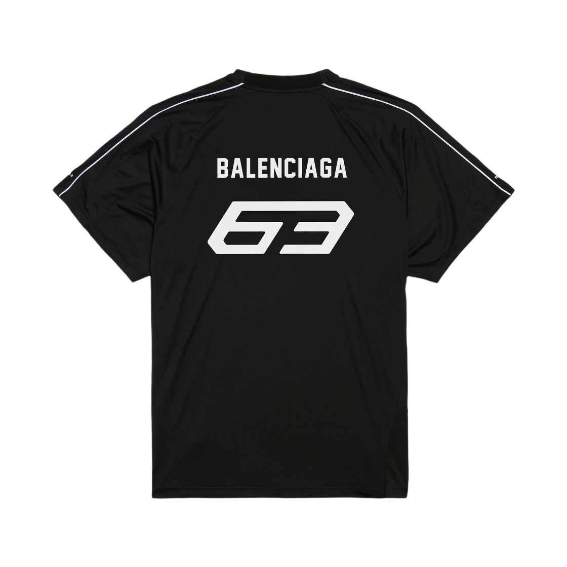 발렌시아가 x 오토모빌리 람보르기니 오버사이즈 사커 티셔츠 블랙(Balenciaga x Automobili Lamborghini Oversized Soccer T-Shirt Black) - 2