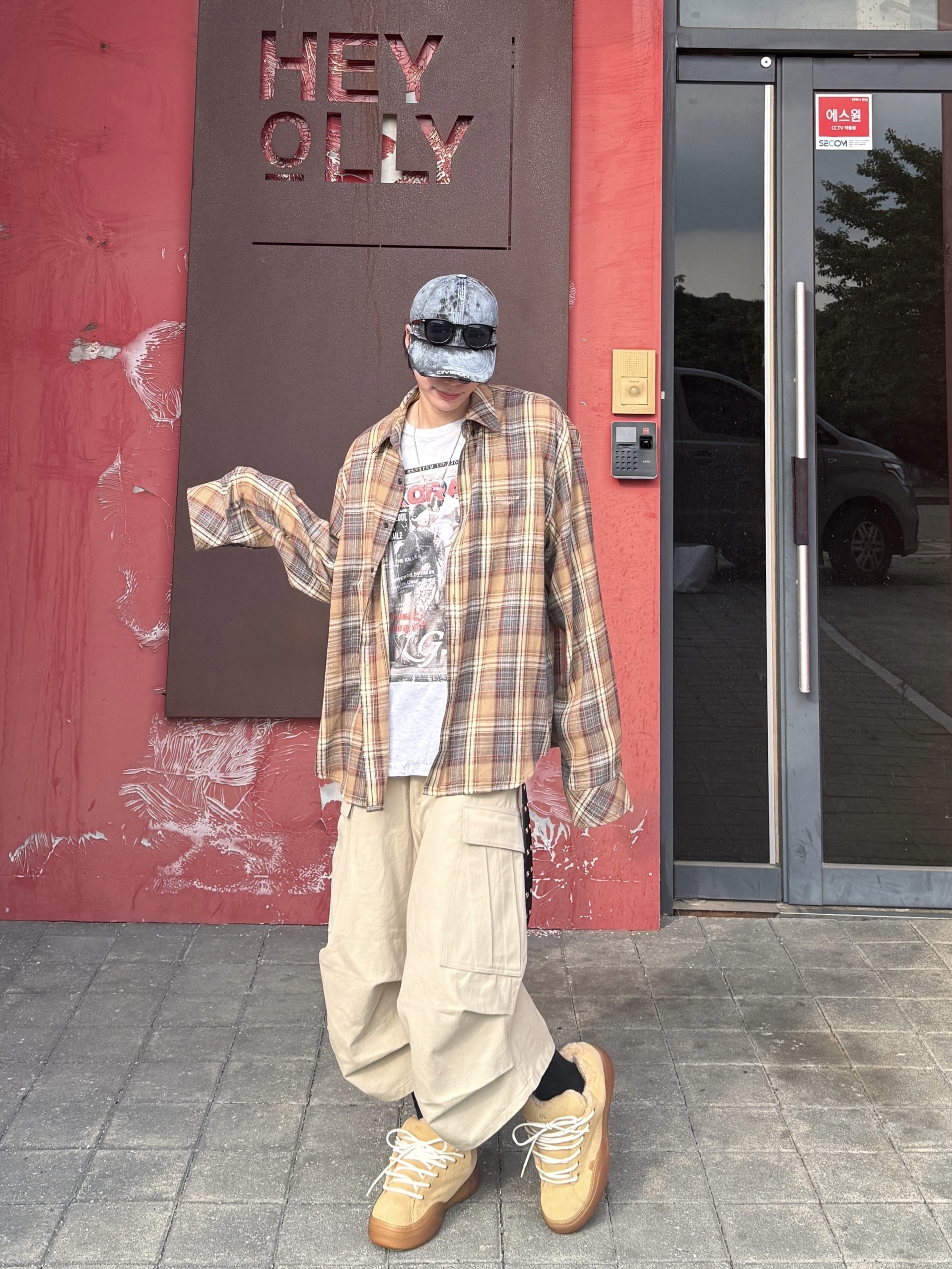 ERL Vamp Skate Shoe Natural Brown, ERL Vamp Skate Shoe Pirate Black 착용 스타일 - 5