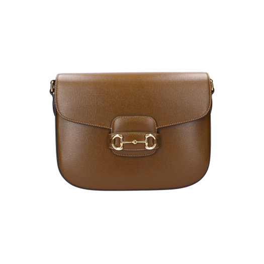 IT42GVFDNHRQ Gucci Horsebit 1955 Shoulder Bag Leather Brown