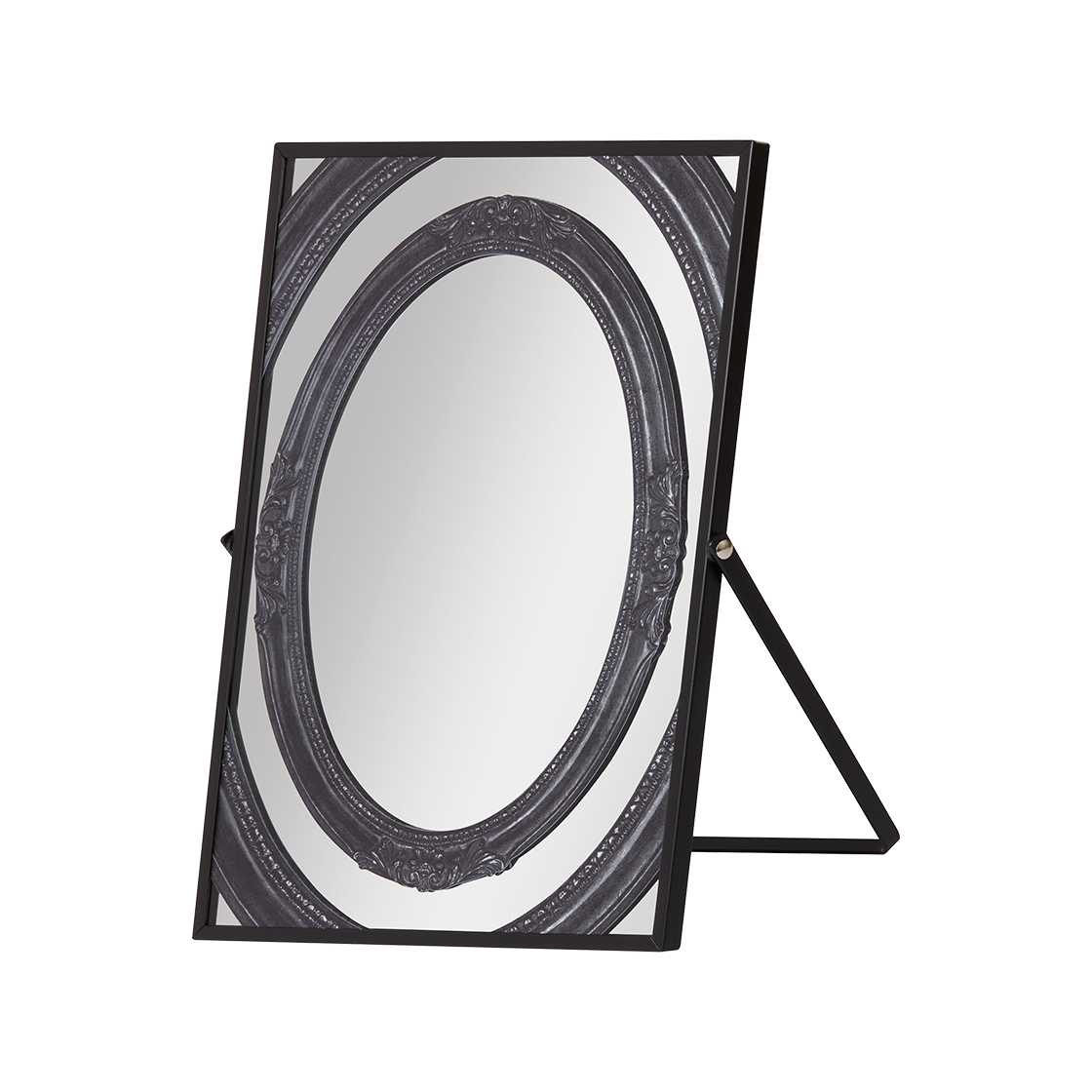 세이투셰 프레임x3 테이블 미러 스몰 블랙(Say Touche Framex3 Table Mirror Small Black)