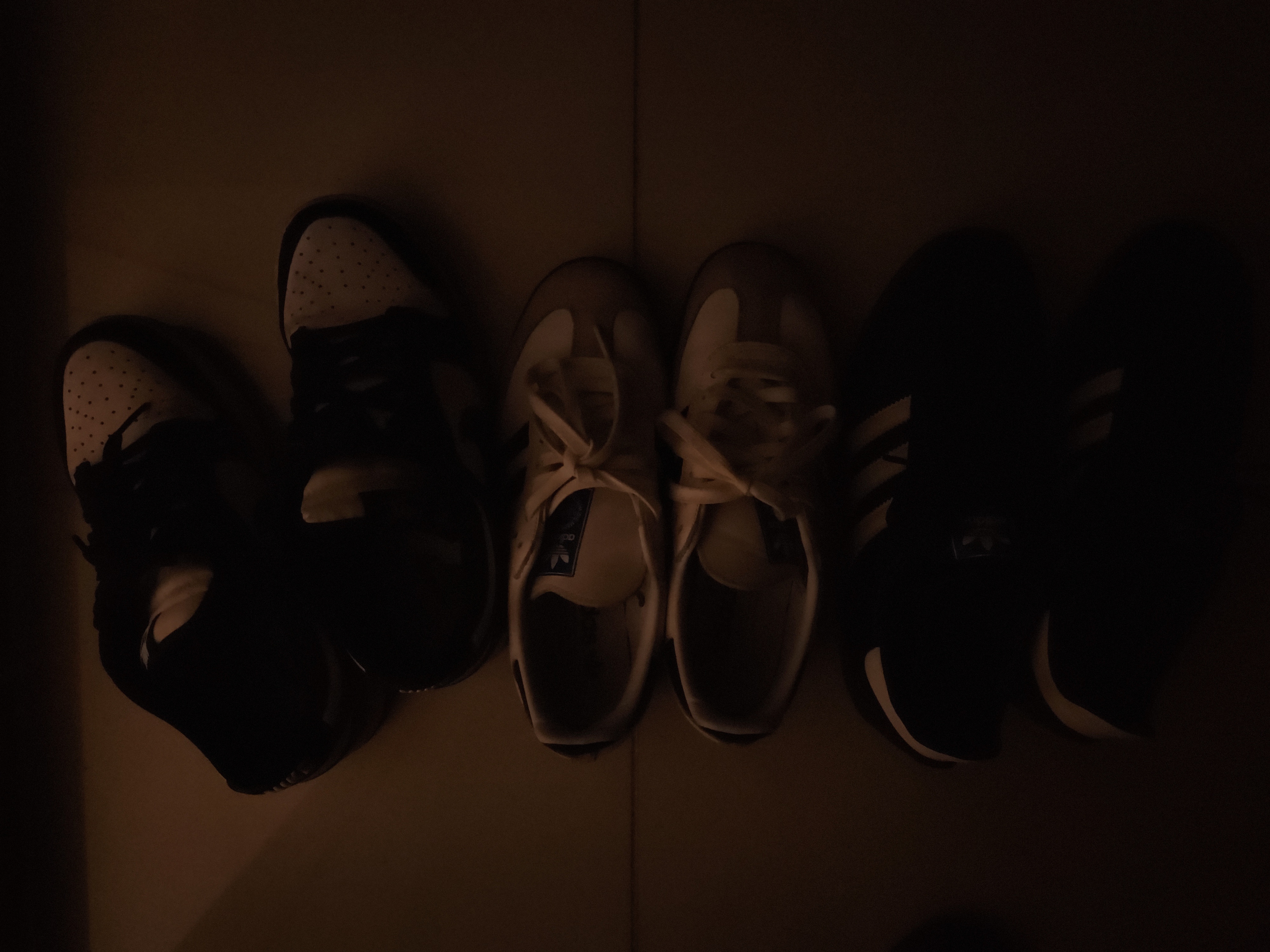 (W) Nike Dunk Low Black, Adidas Samba OG Cloud White 착용 스타일 - 1