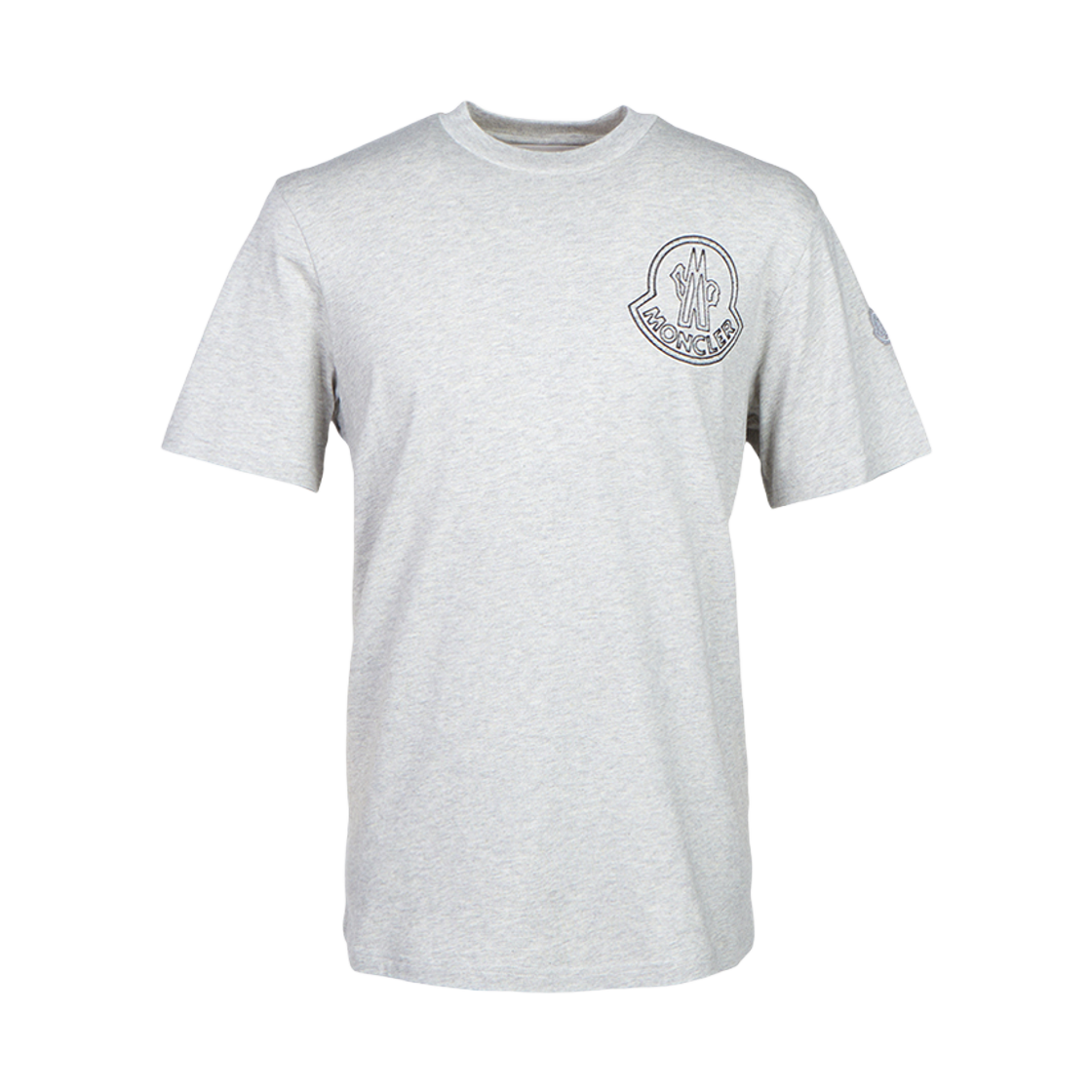 即発 MONCLER Tシャツ 8C00031 001ホワイト White Logo-Print Cotton-Jersey T-Shirt | MONCLER | MR PORTER