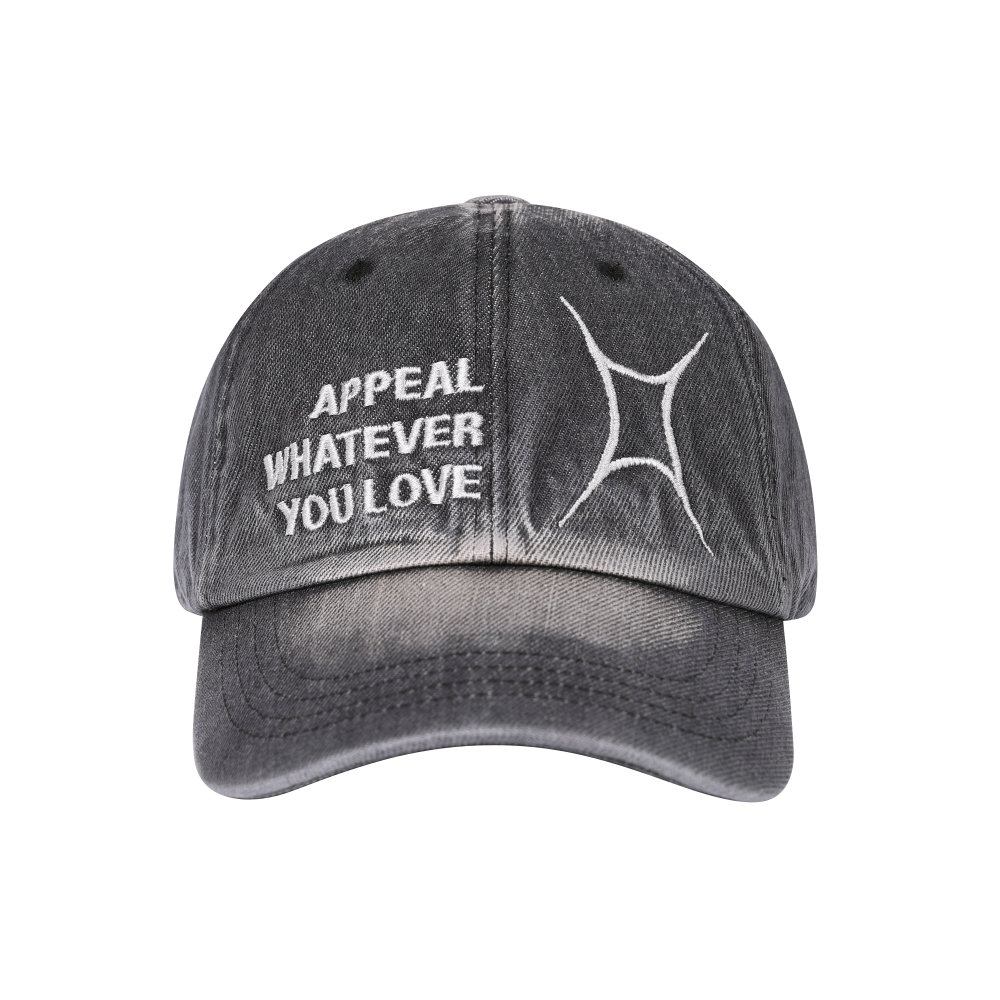 FA25BWD For Appeal Love Ball Cap Washed Denim