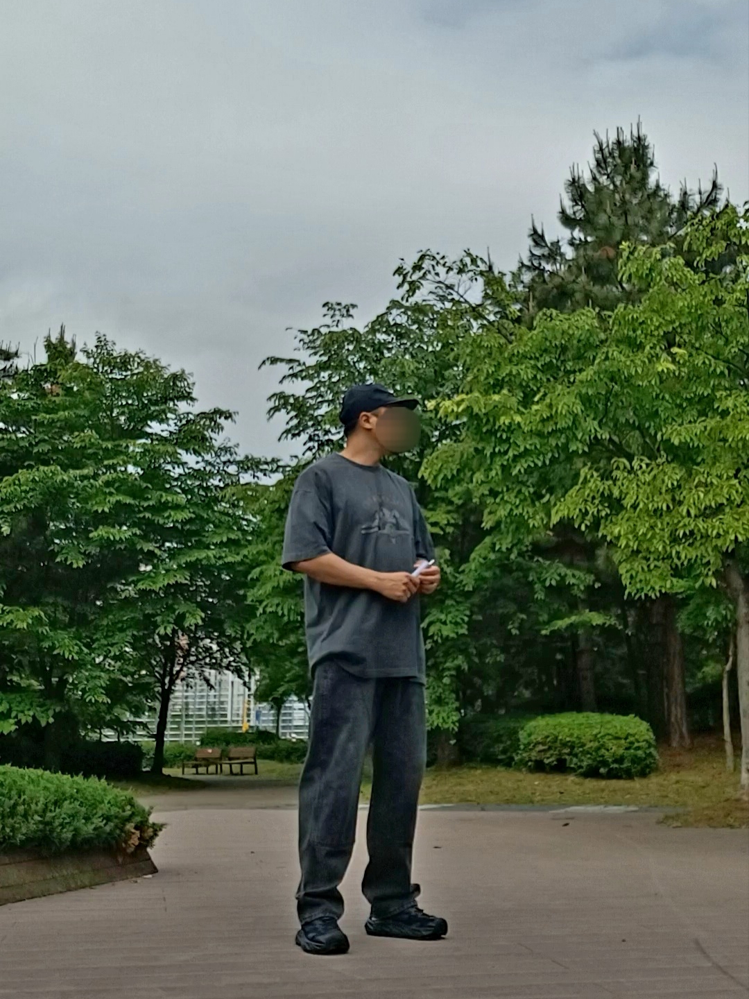 Essentials Nylon Baseball Cap Jet Black, Hoka Hopara 2 Black 착용 스타일