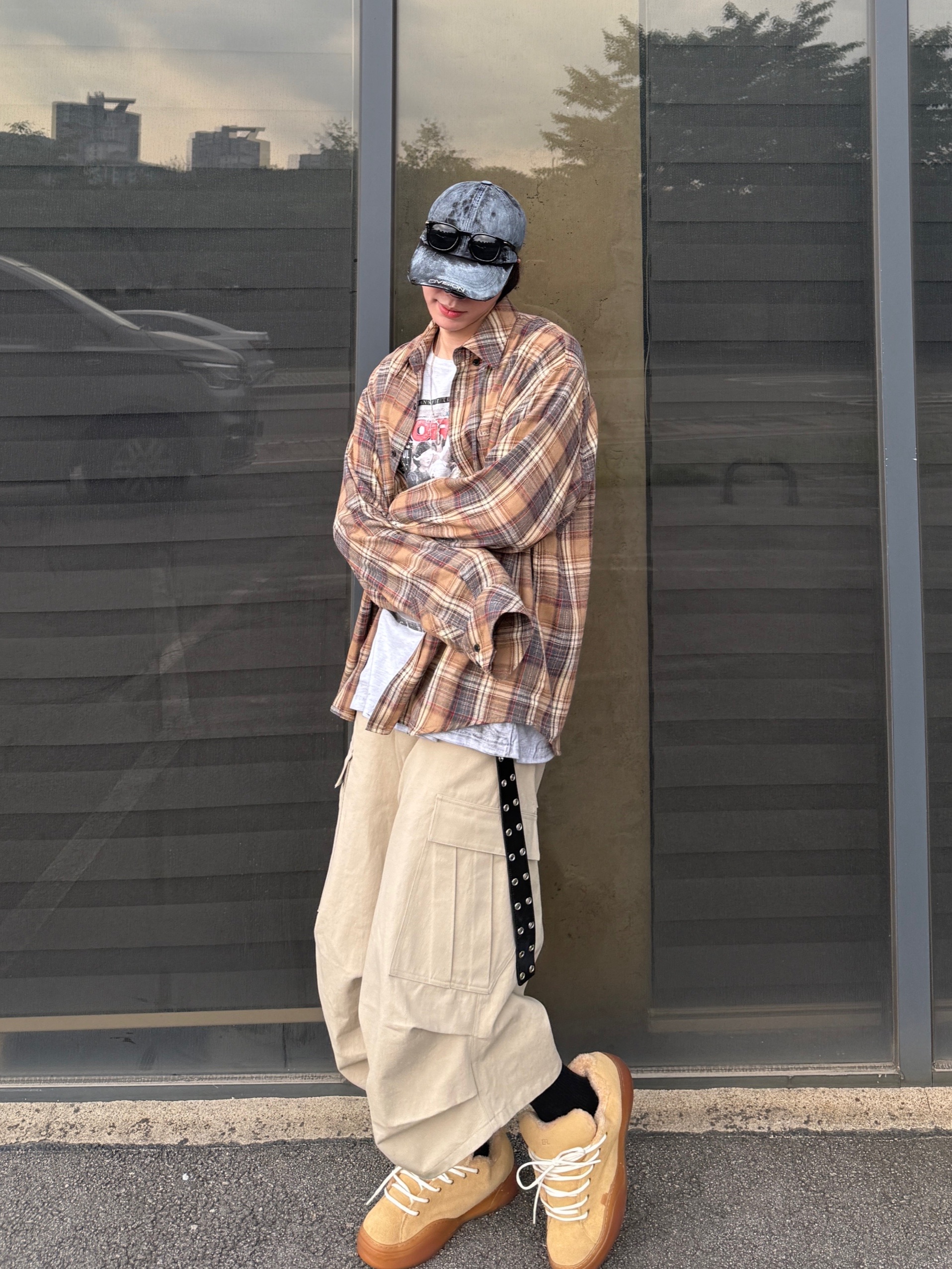ERL Vamp Skate Shoe Natural Brown, ERL Vamp Skate Shoe Pirate Black 착용 스타일 - 10