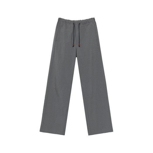 253TTWPNT010 Enzoblues Two-Tone Wide Banding Pants Grey