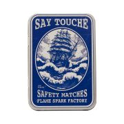 Say Touche Touché Tin Case Blue