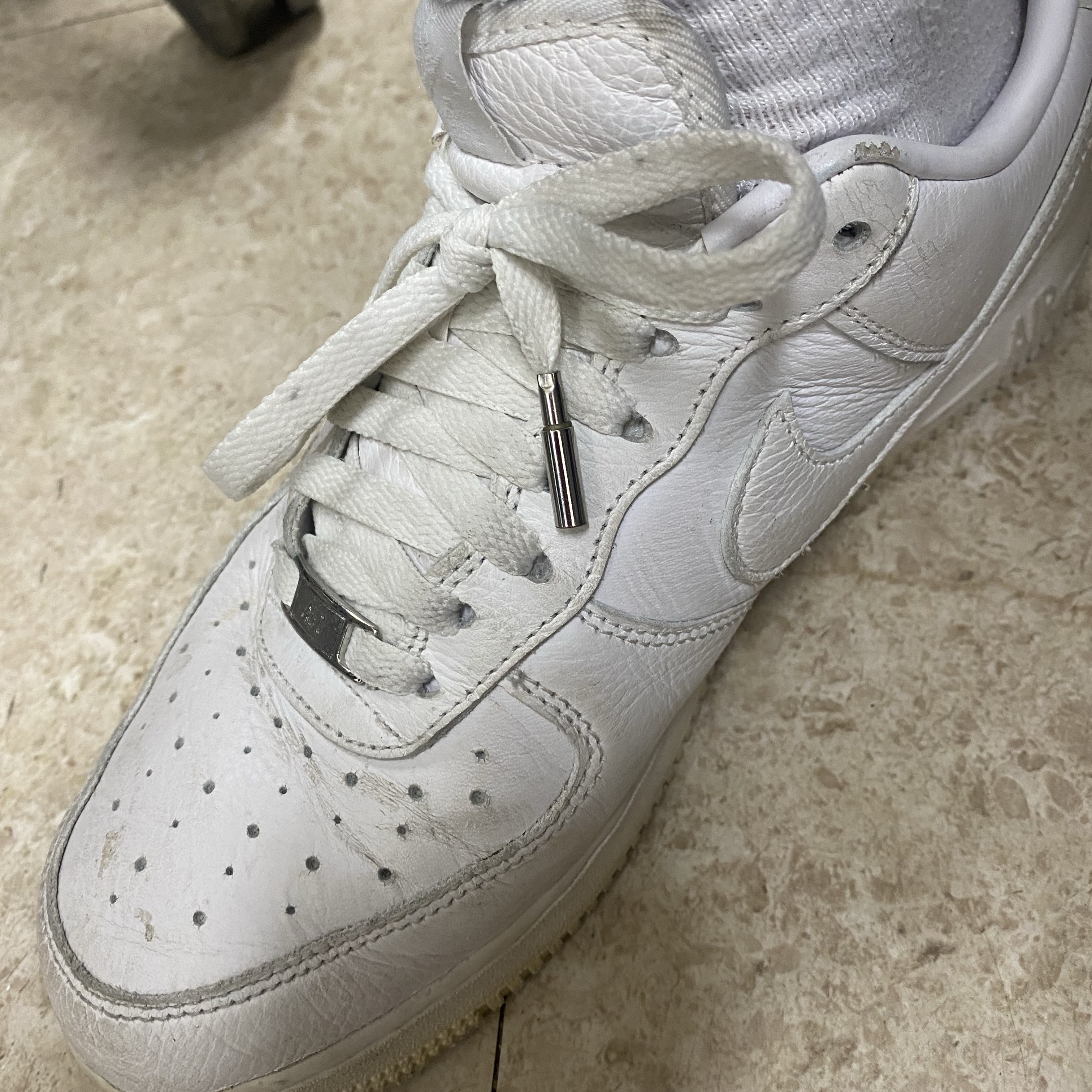 Nike x Drake Nocta Air Force 1 Low SP Certified Lover Boy White 착용 스타일