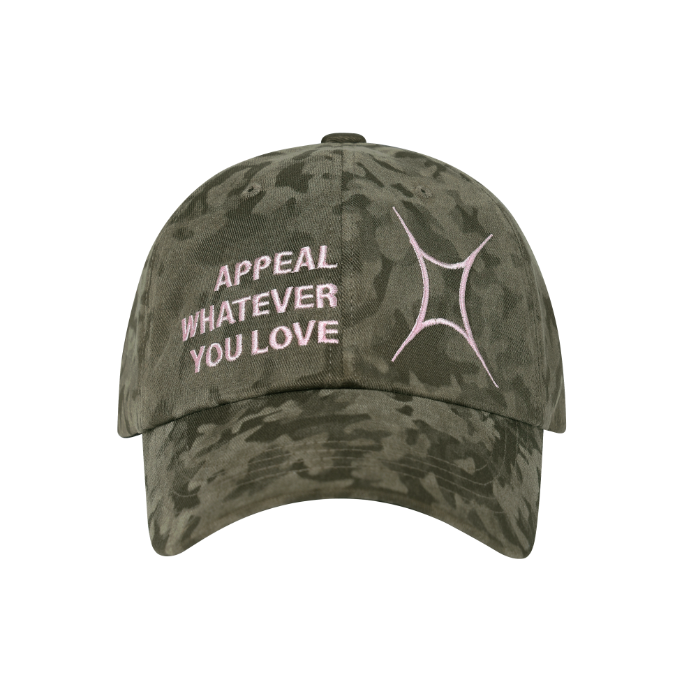 FA25BCM For Appeal Love Ball Cap Camo
