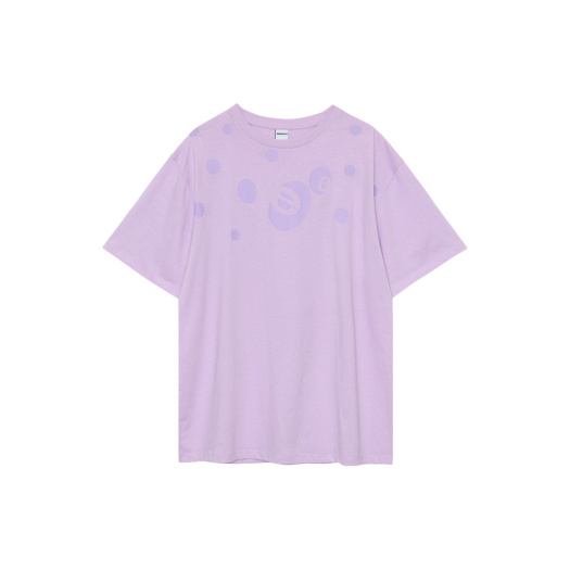 253DBXTOP021 Enzoblues Dotted Boxy T-Shirt Pink