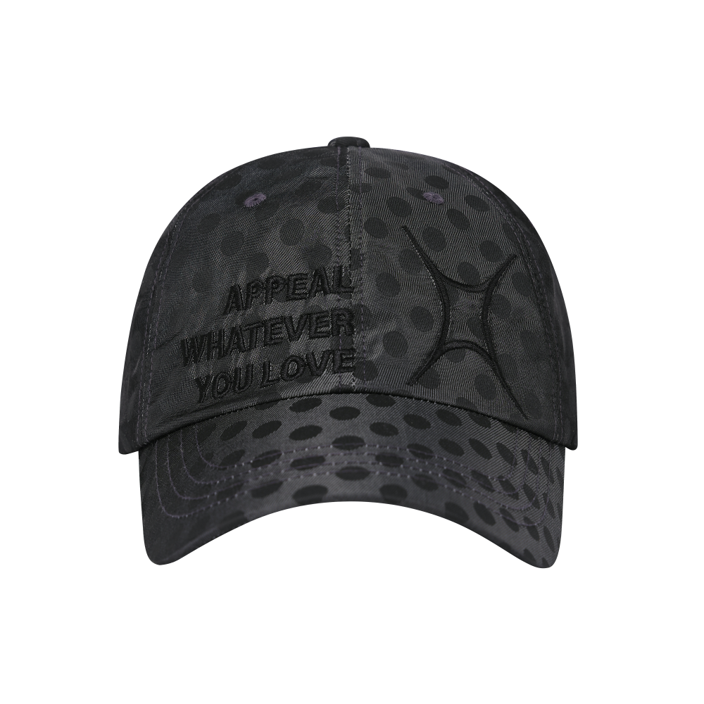 포어필 러브 볼캡 도트 차콜(For Appeal Love Ball Cap Dot Charcoal)