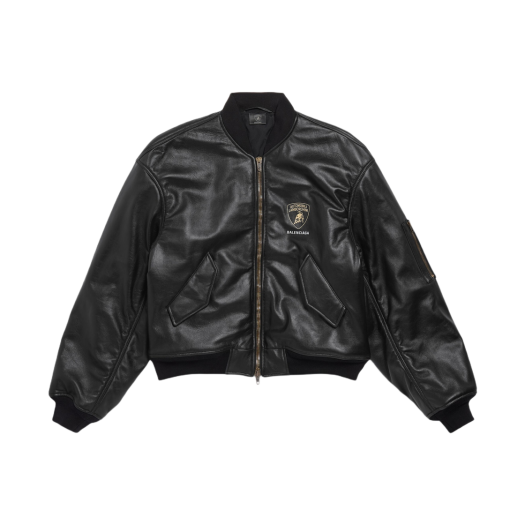 Balenciaga x Automobili Lamborghini Oversized Bomber Black