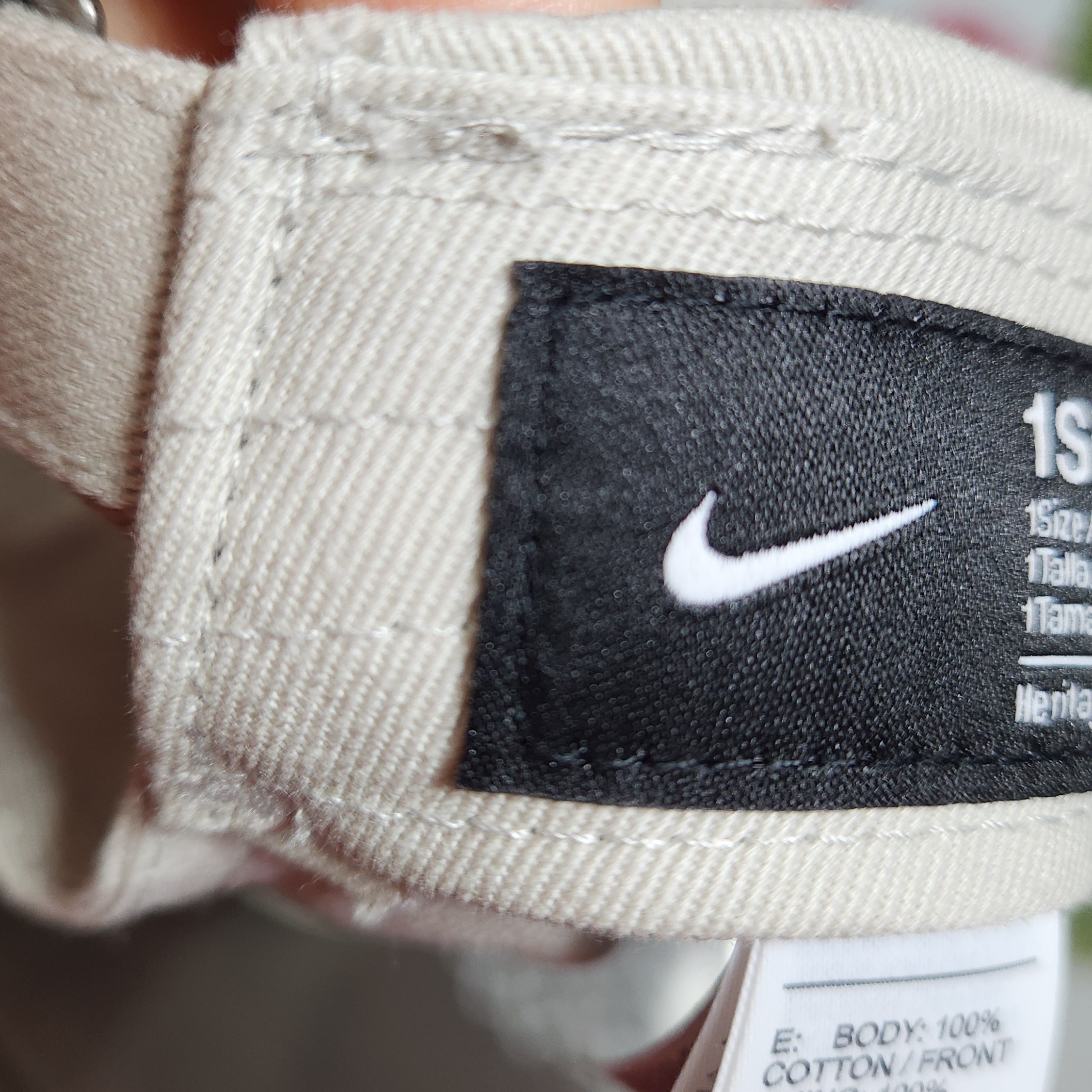 Nike Heritage 86 Futura Washed Cap Light Bone 착용 스타일 - 2