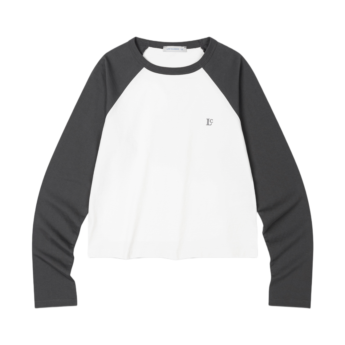 (W) 로우클래식 오가닉 래글런 티셔츠 화이트((W) Low Classic Organic Raglan T-Shirt White)