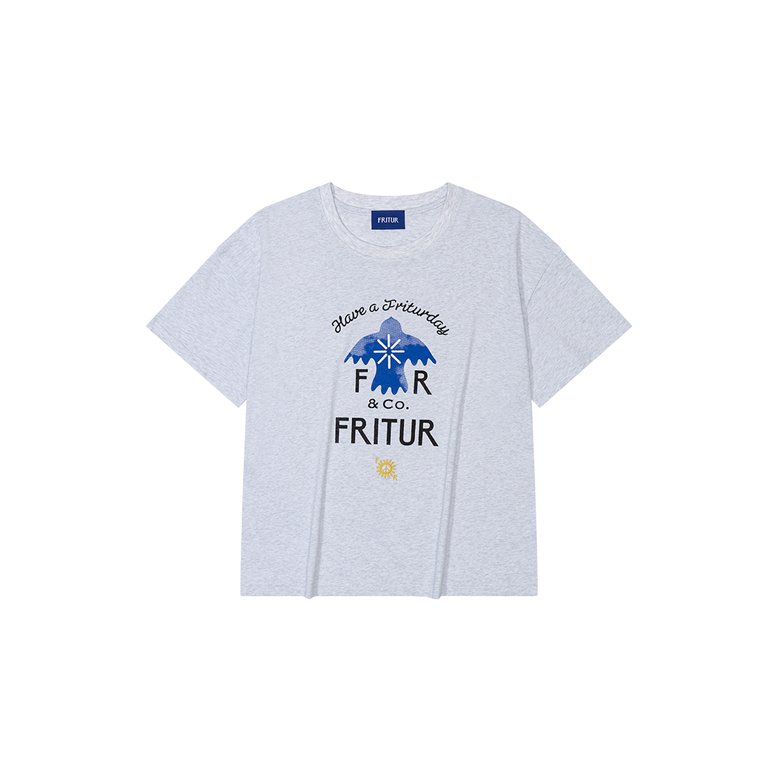 프리터 블루버드 티셔츠 라이트그레이