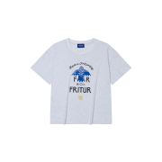 Fritur Blue Bird T-shirt Light Gray_F252TS02