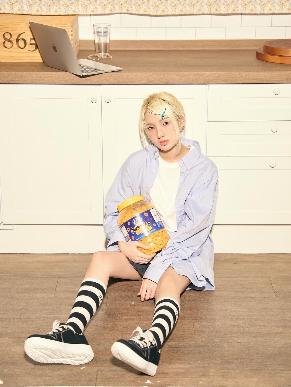 [6% 적립] LeMouton Mate Black 착용 스타일 - 2