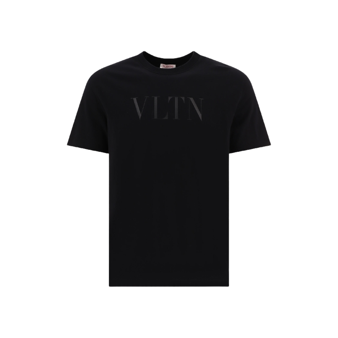 발렌티노 VLTN 로고 코튼 티셔츠 블랙(Valentino VLTN Logo Cotton T-Shirt Black)