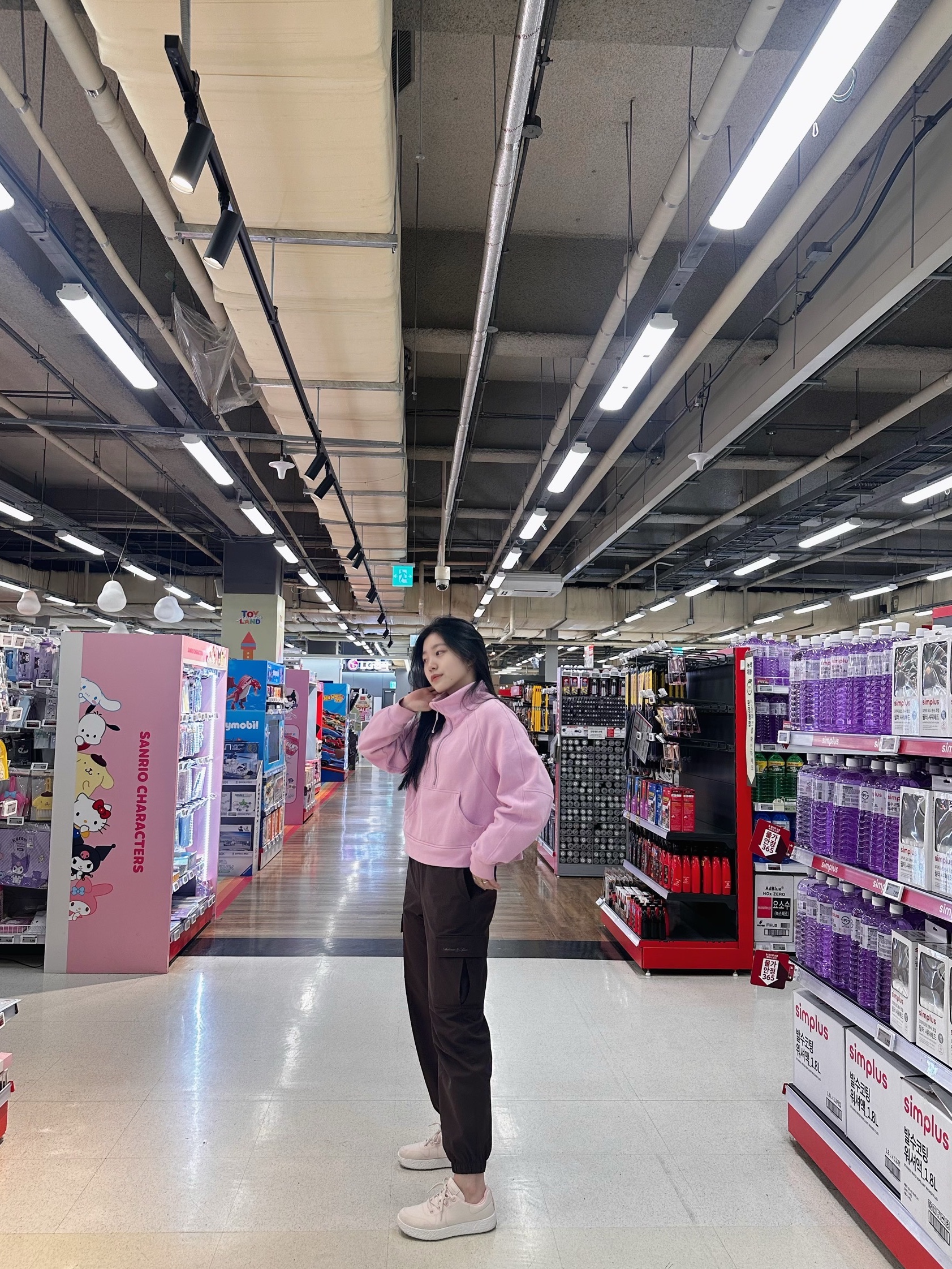 [6% 적립] LeMouton Mate Cream Pink 착용 스타일 - 3