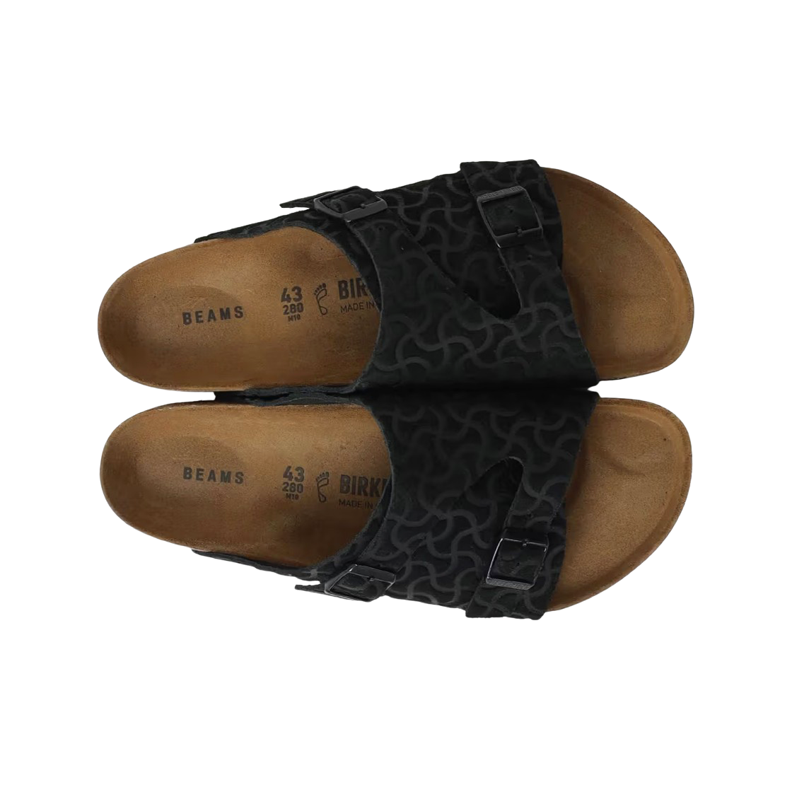 버켄스탁 x 빔즈 취리히 본 패턴 블랙(Birkenstock x Beams Zurich Bone Pattern Black) - 2