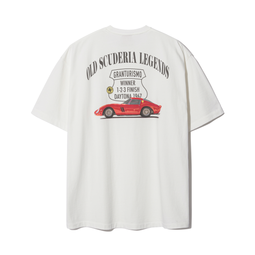 SF2EG073-WT Superfast GTO Loose Fit T-Shirt White
