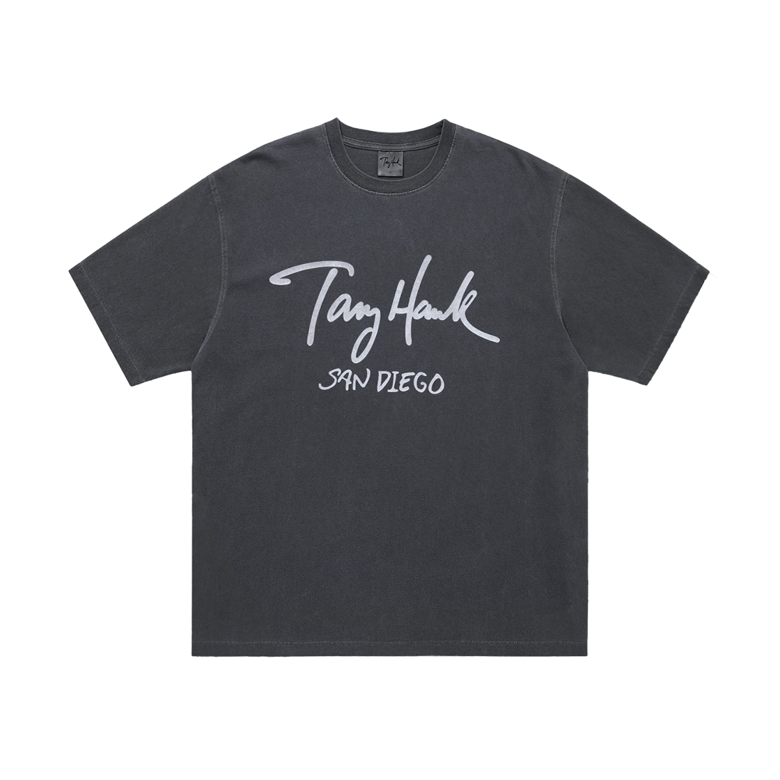토니호크 피그먼트 다잉 에센셜 티셔츠 차콜(TONYHAWK Pigment Dyeing Essential T-Shirt Charcoal)