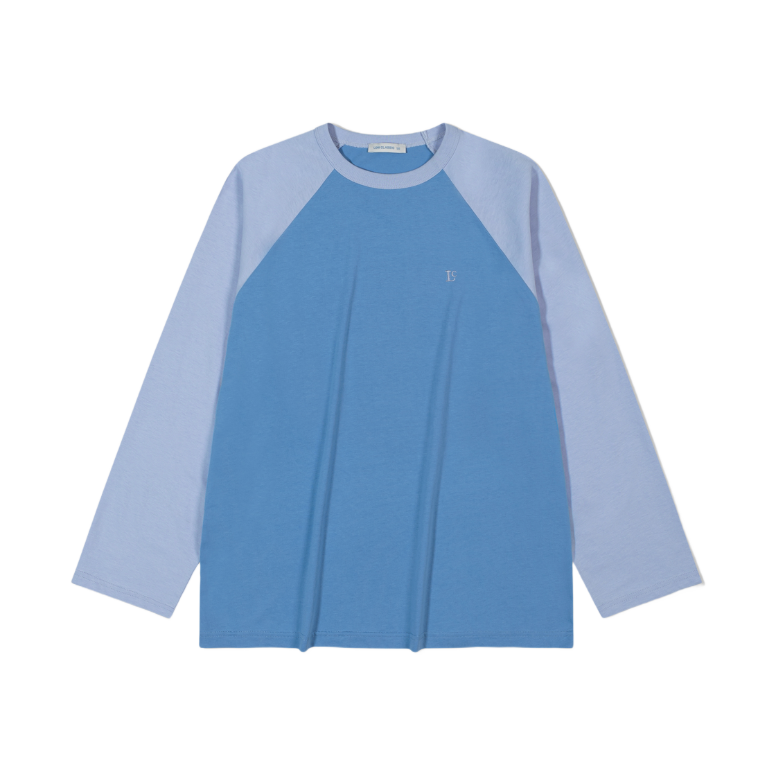 (W) 로우클래식 래글런 티셔츠 블루((W) Low Classic LC Raglan T-Shirt Blue)