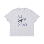 (W) Low Classic Love Park T-Shirt Light Melange Grey