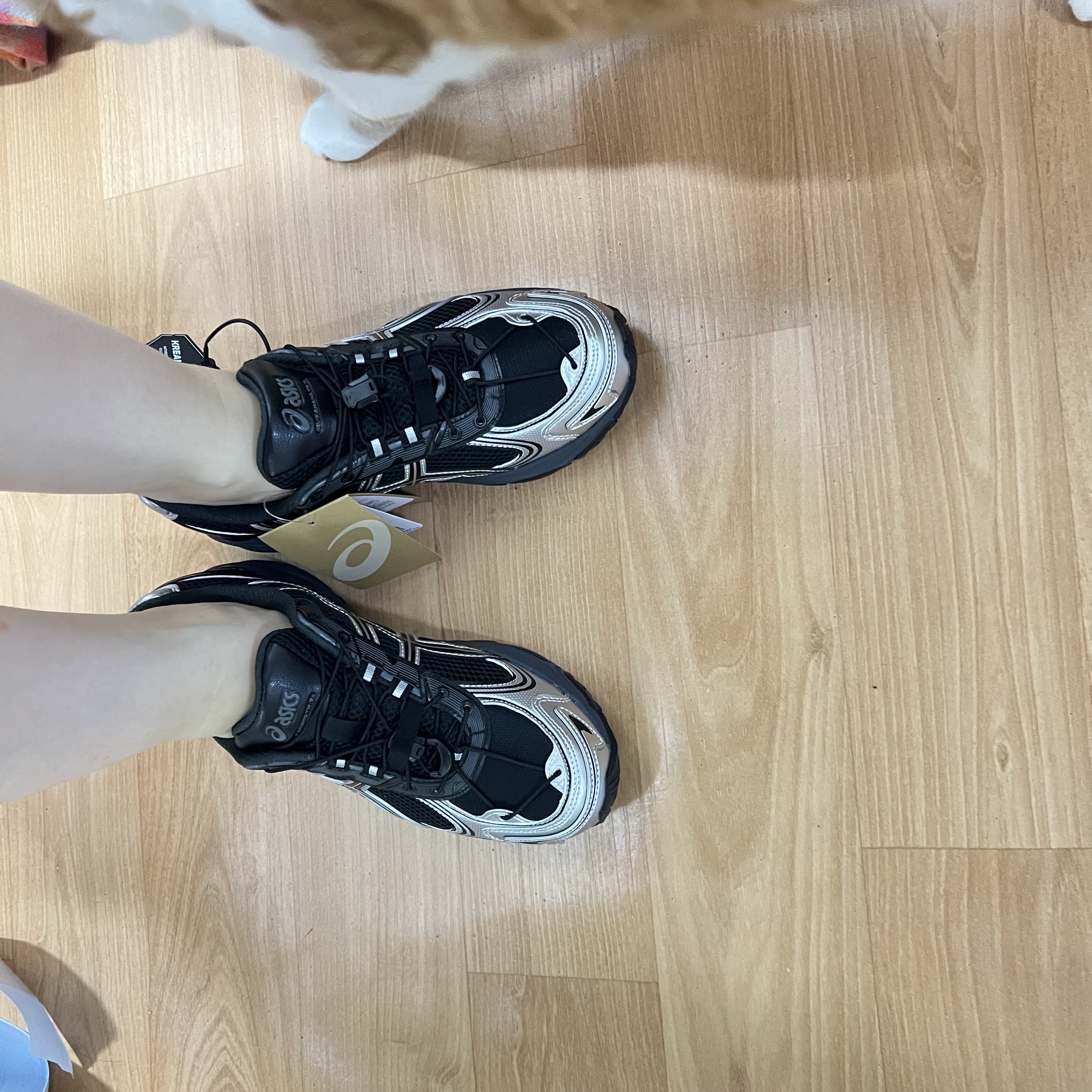 Asics Gel-Kahana TR V4 Carbon Black 착용 스타일 - 4