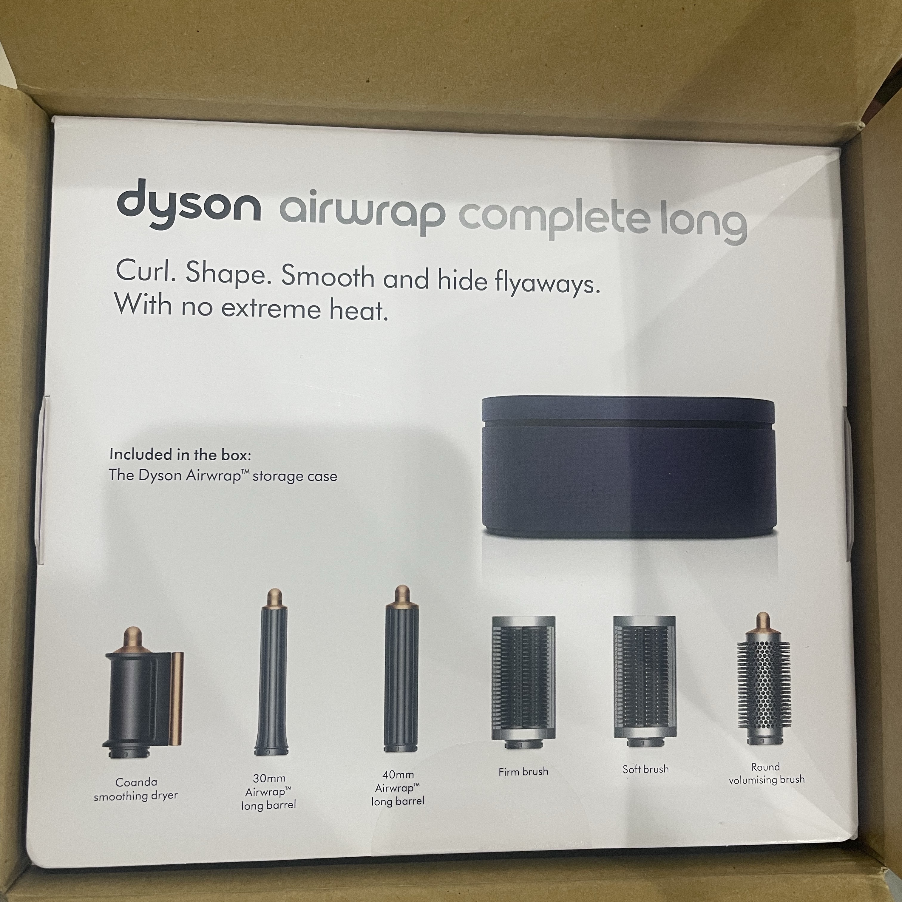 Dyson Airwrap Multi Styler Complete Long Blue Blush 착용 스타일 - 1