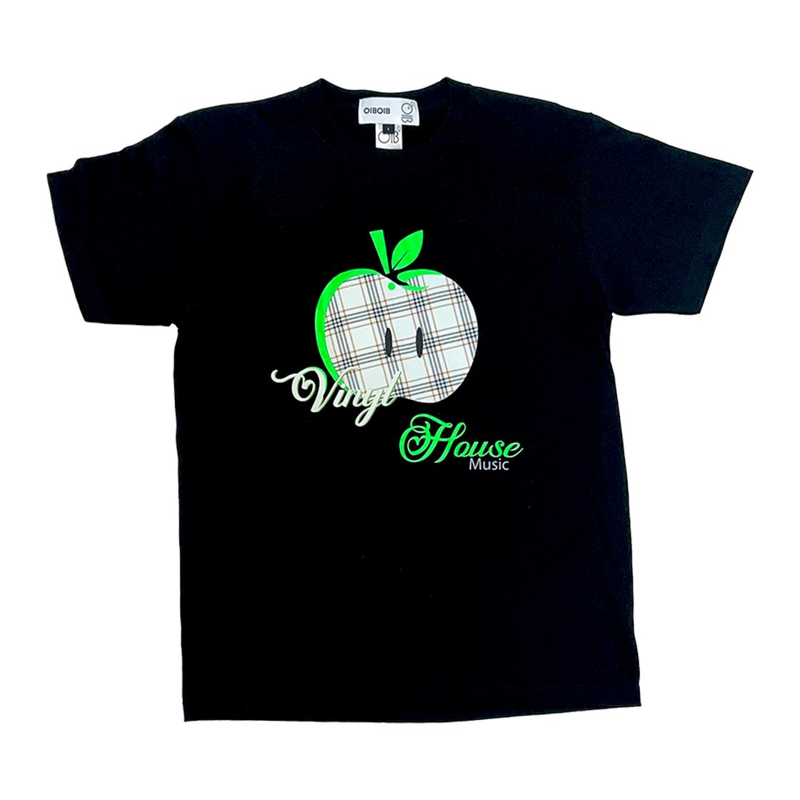 OIBOIB 그린애플 반팔 티셔츠 블랙(OIB² Green Apple T-Shirt For Eve Black)