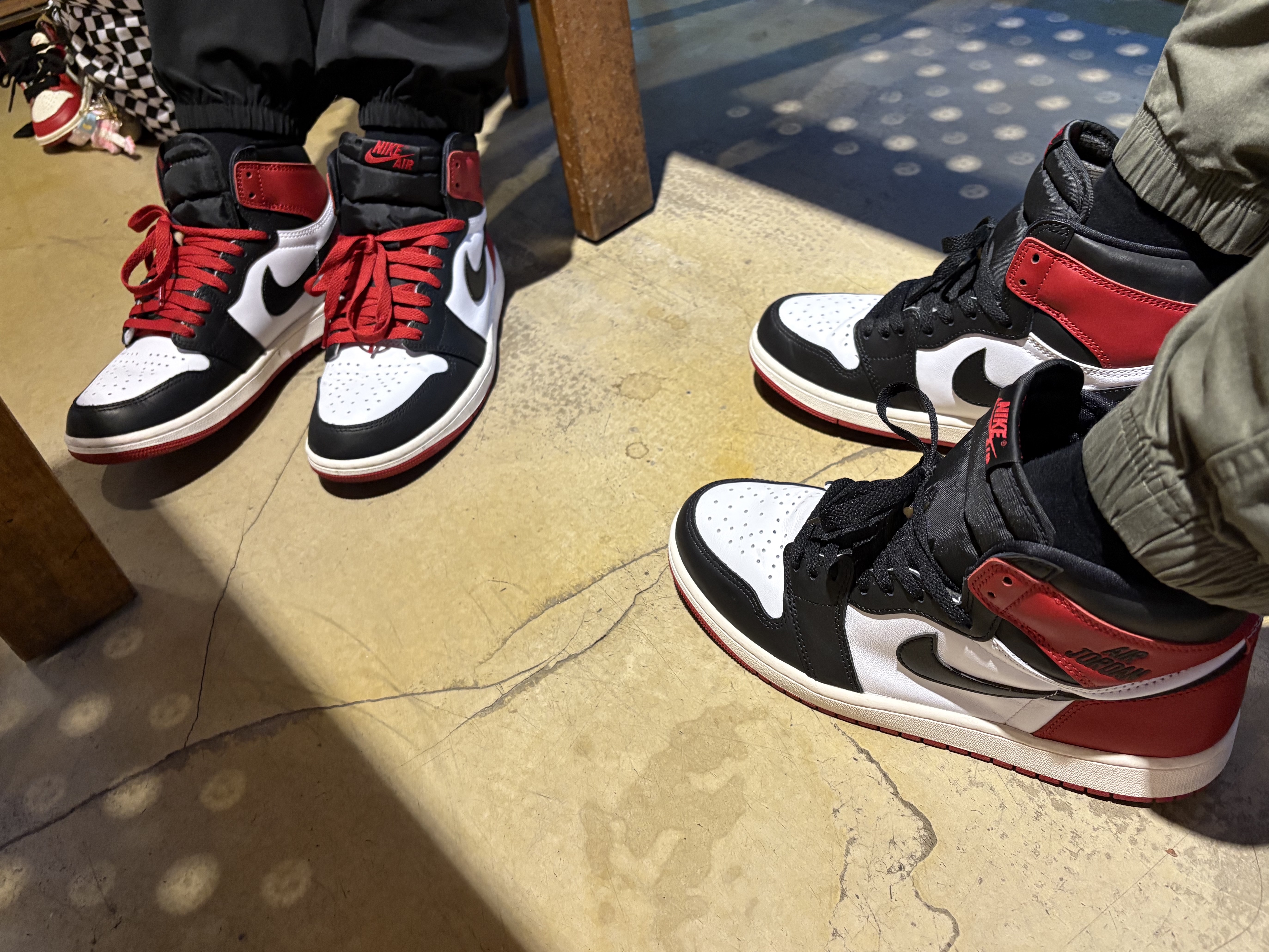 Jordan 1 Retro High OG Black Toe, (TD) Jordan 1 Retro High OG Chicago 2022 착용 스타일