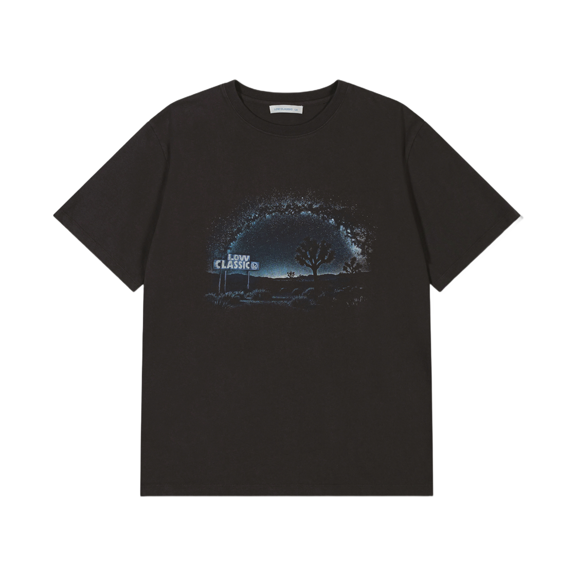 (W) 로우클래식 트리 티셔츠 딥 차콜((W) Low Classic Joshua Tree T-Shirt Deep Charcoal)