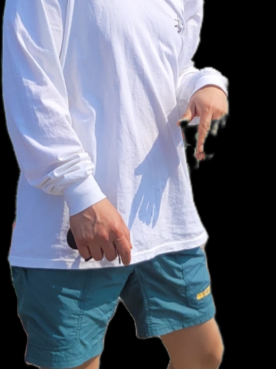 Stussy Basic Stussy LS T-Shirt White 착용 스타일