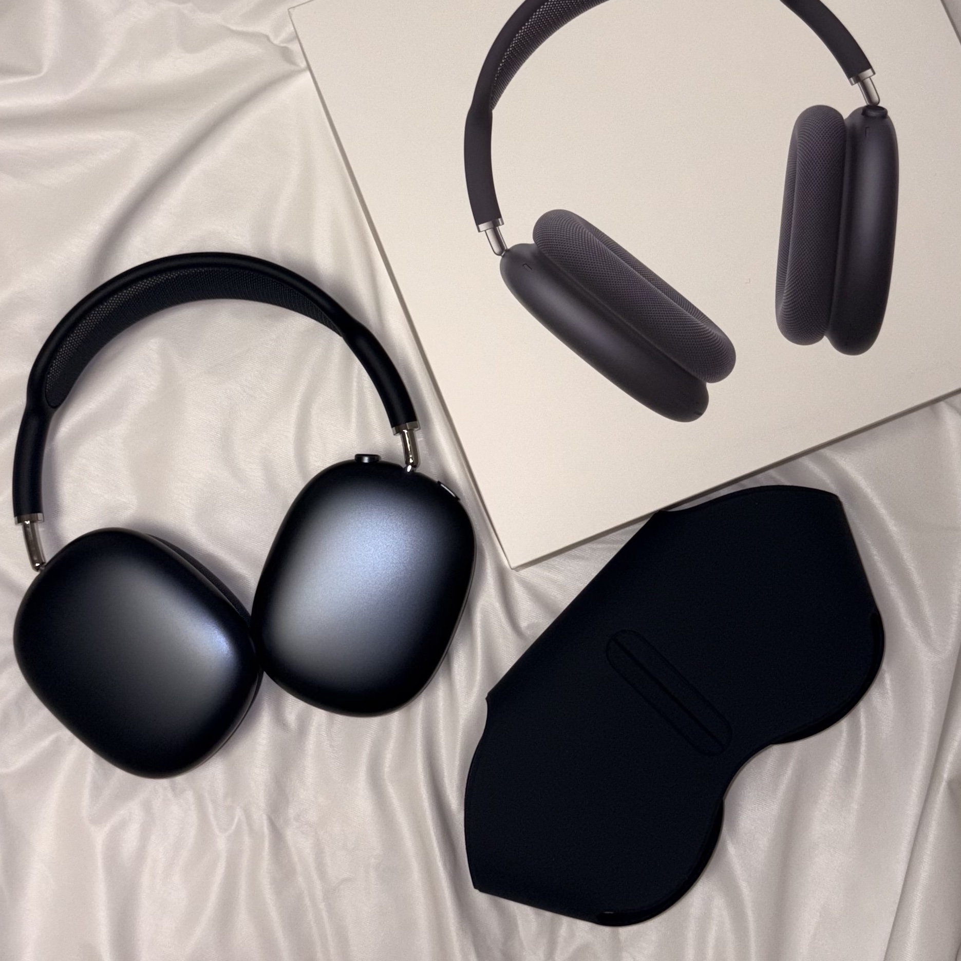 Apple AirPods Max USB C Midnight (Korean Ver.) 착용 스타일