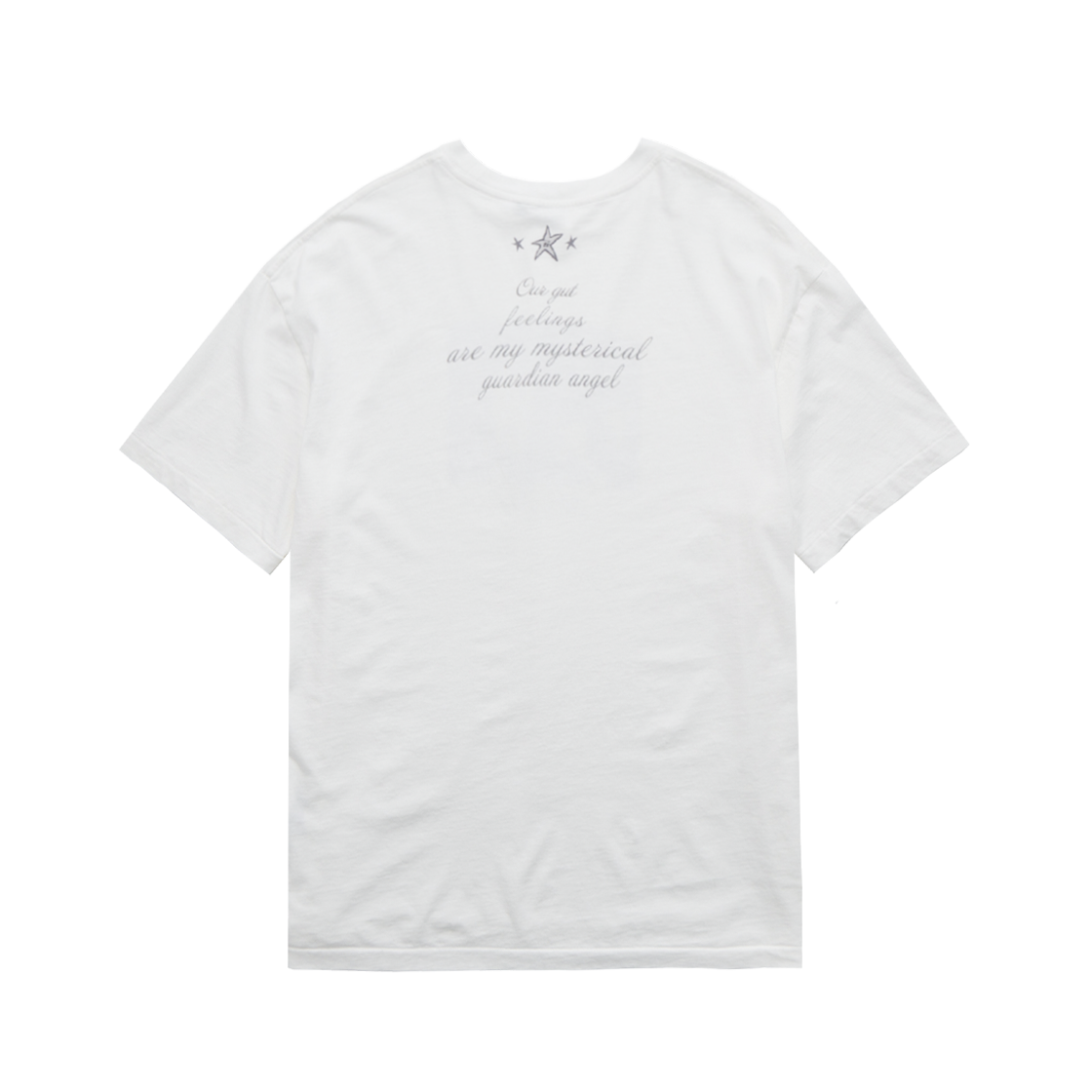 HK5OTS0421E9 Polyteru HANK 1/2 Graphic T-Shirt 'Starmie' White - #2