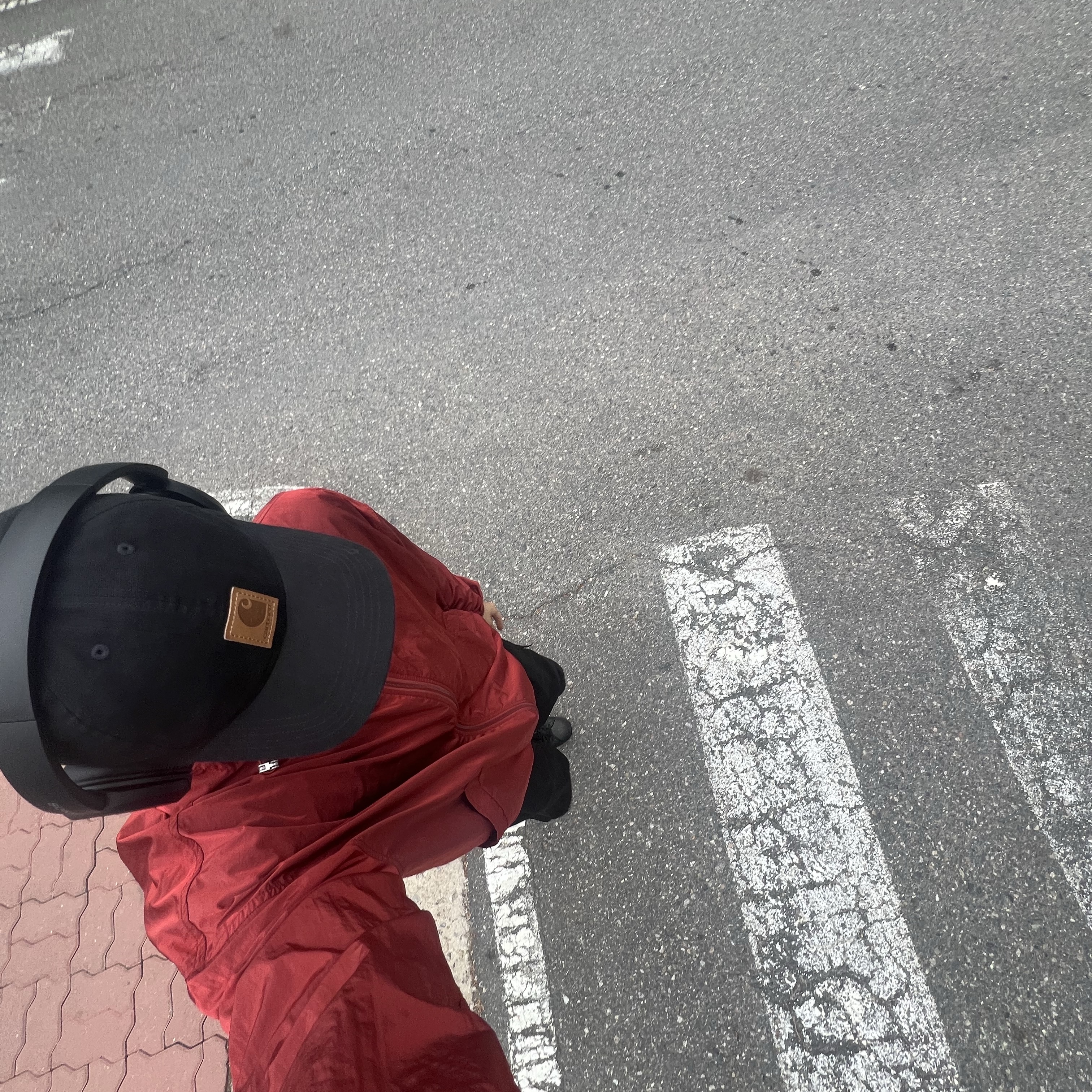 Carhartt Canvas Cap Black, Sony WH-CH520 Black (Sony Korea Ver.) 착용 스타일