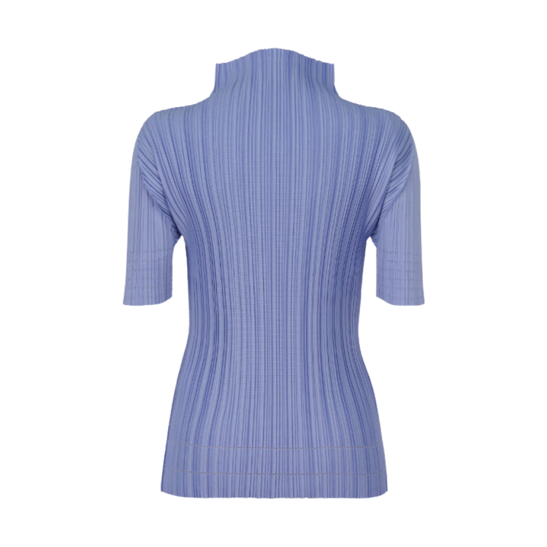 (W) 플리츠 플리즈 이세이 미야케 소프트 플리츠 탑 스틸 블루((W) Pleats Please Issey Miyake Soft Pleats Top Steel Blue) - 2
