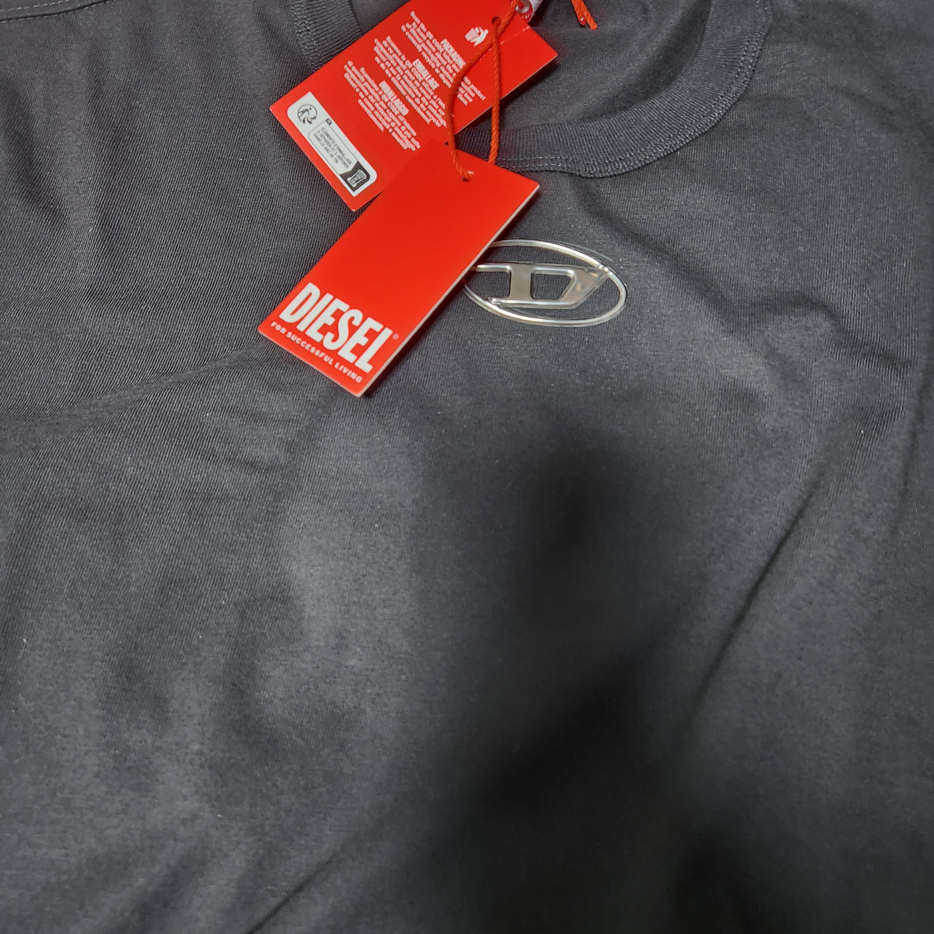 Diesel T-Just-Od T-shirt Black 착용 스타일