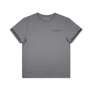 Huey Check Rollup Tee Grey