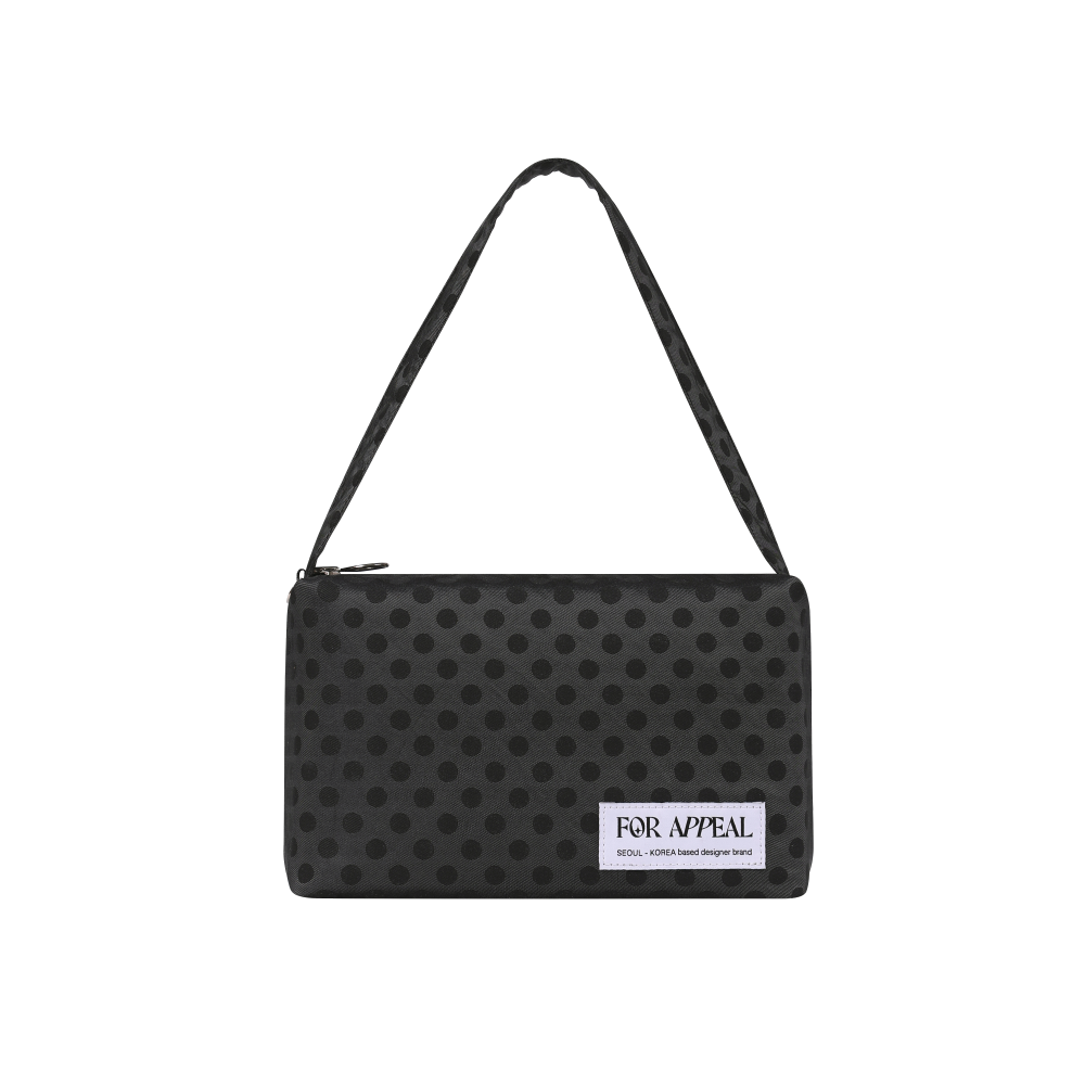 포어필 칠 숄더백 도트 차콜(For Appeal Chill Shoulder Bag Dot Charcoal)