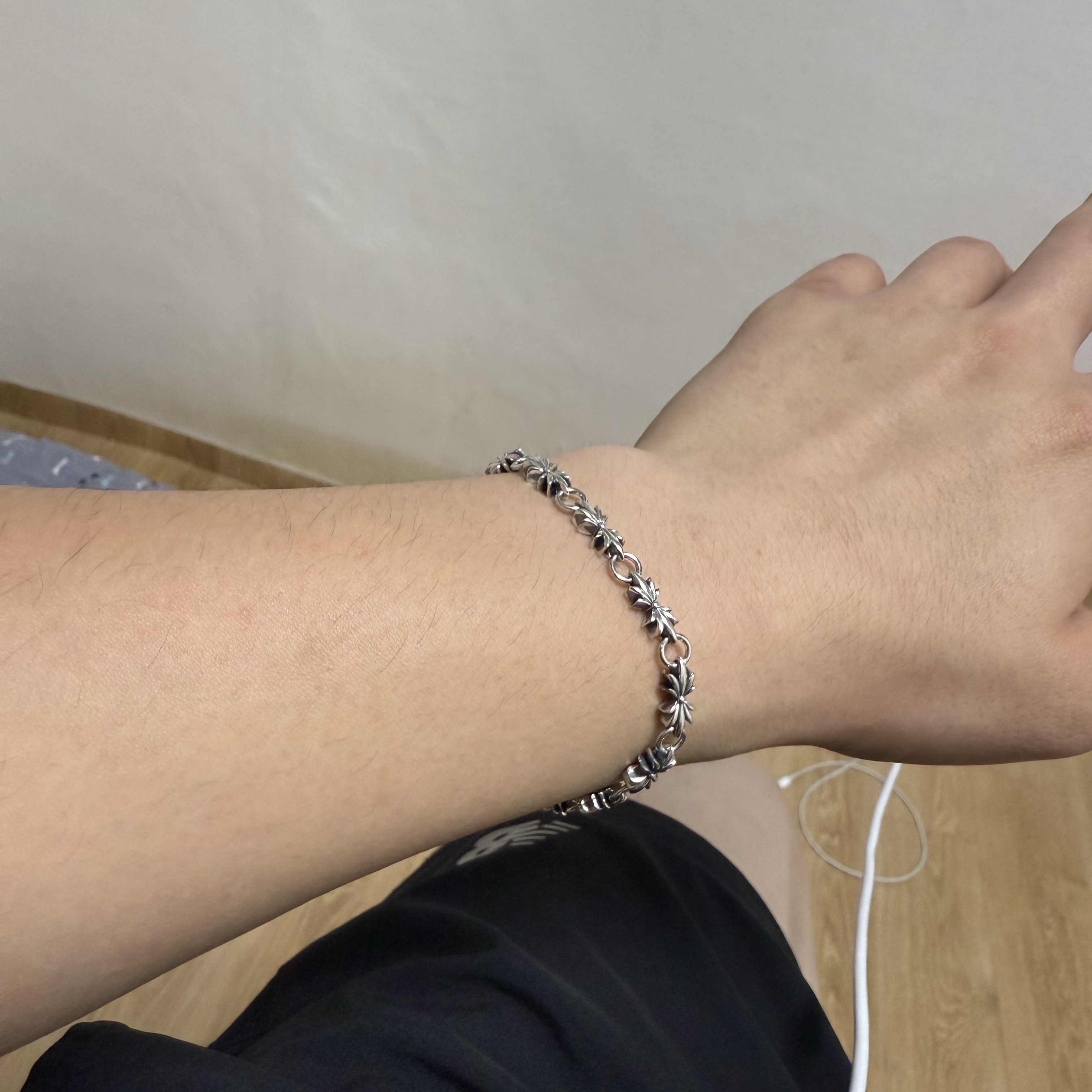 Scudo Bay Tree Bold Bracelet round Chain 착용 스타일