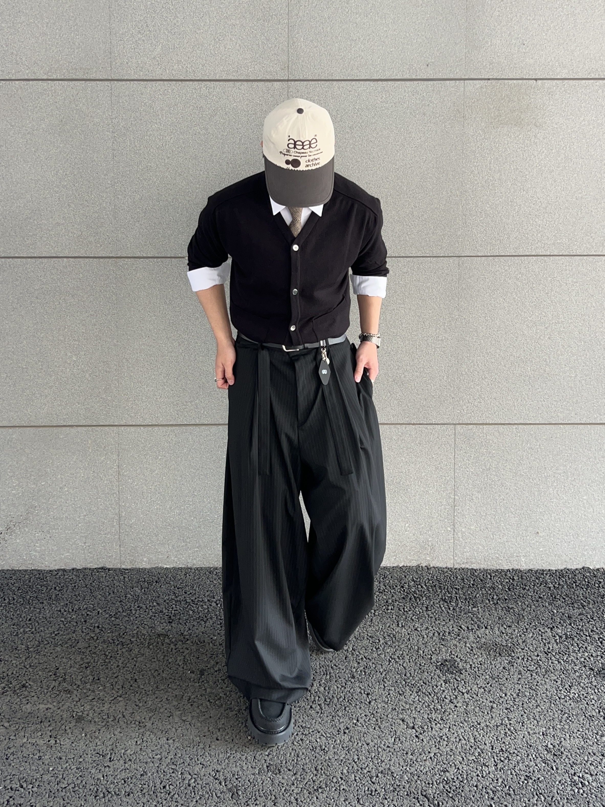 LOSTGARDEN Harbor Black 착용 스타일