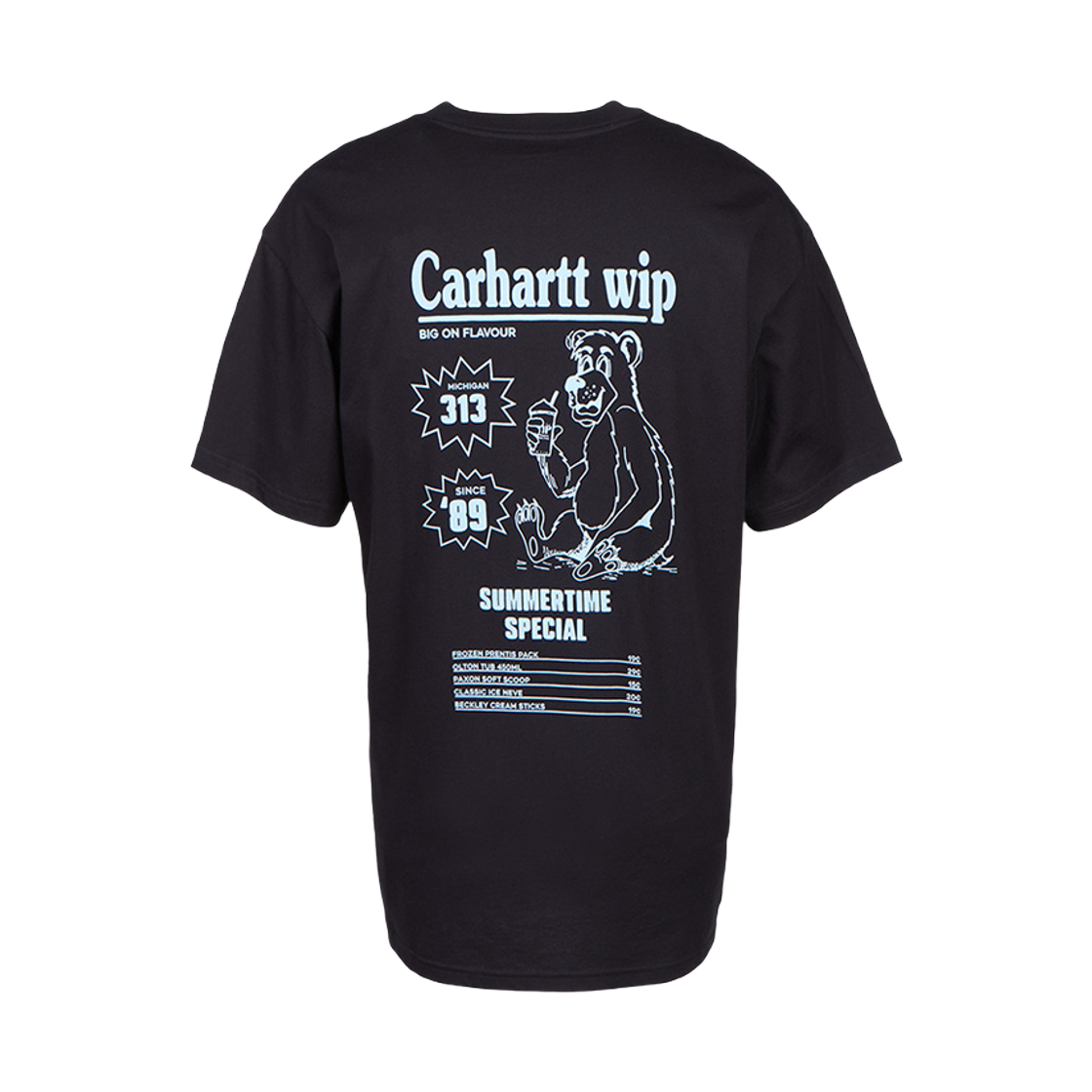 I034644-2X8-XX Carhartt WIP Catalogue Short Sleeve T-Shirt Black