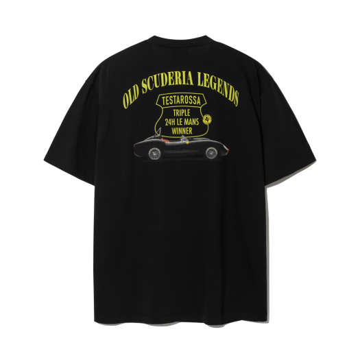 SF2EG073-BK Superfast Testarossa Loose Fit T-Shirt Black