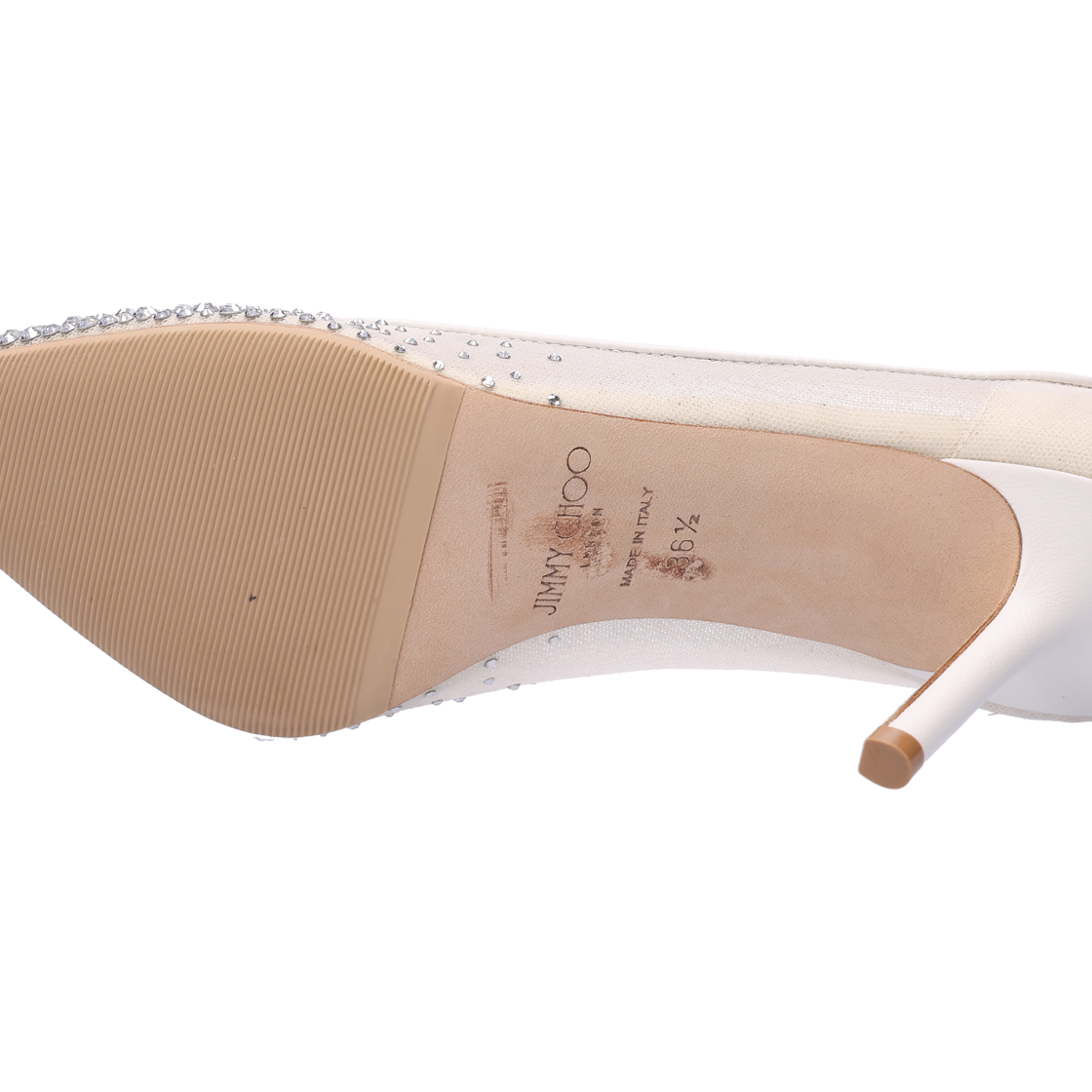 ITKDBOKBQSGB Jimmy Choo Pumps Heel Nylon Leather 36.5 - #5