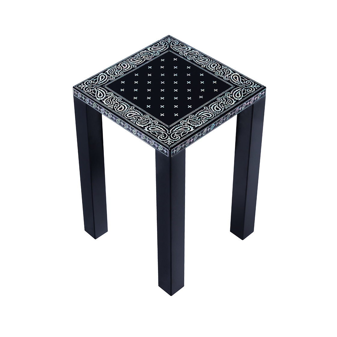 세이투셰 반다나 자개 스툴 네이비