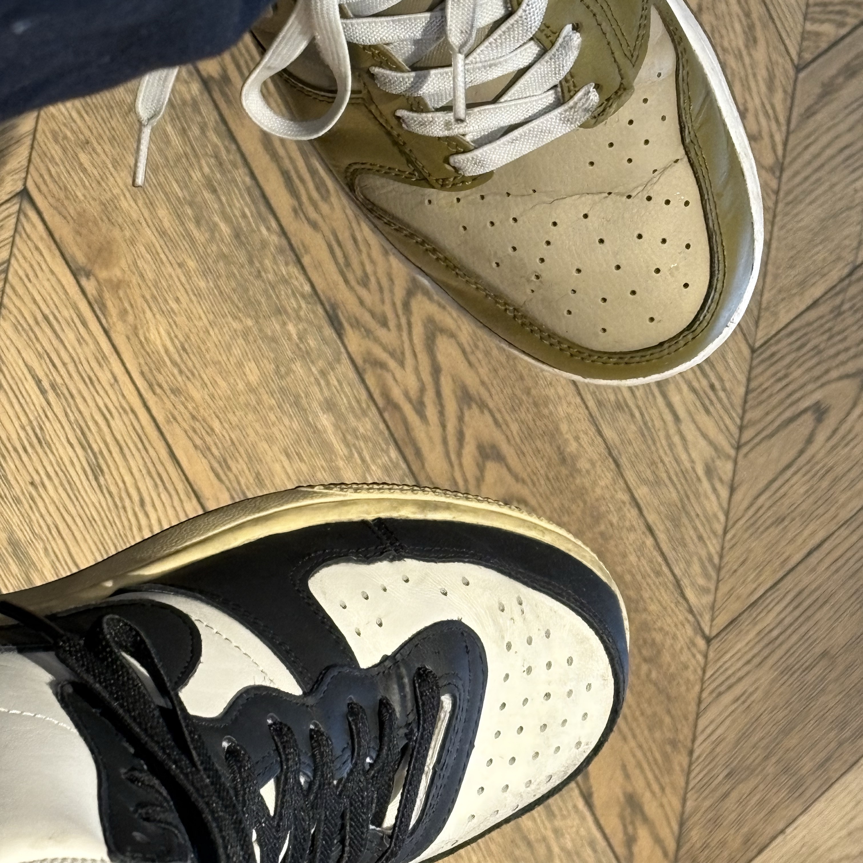 Nike Terminator High Black and Phantom 착용 스타일