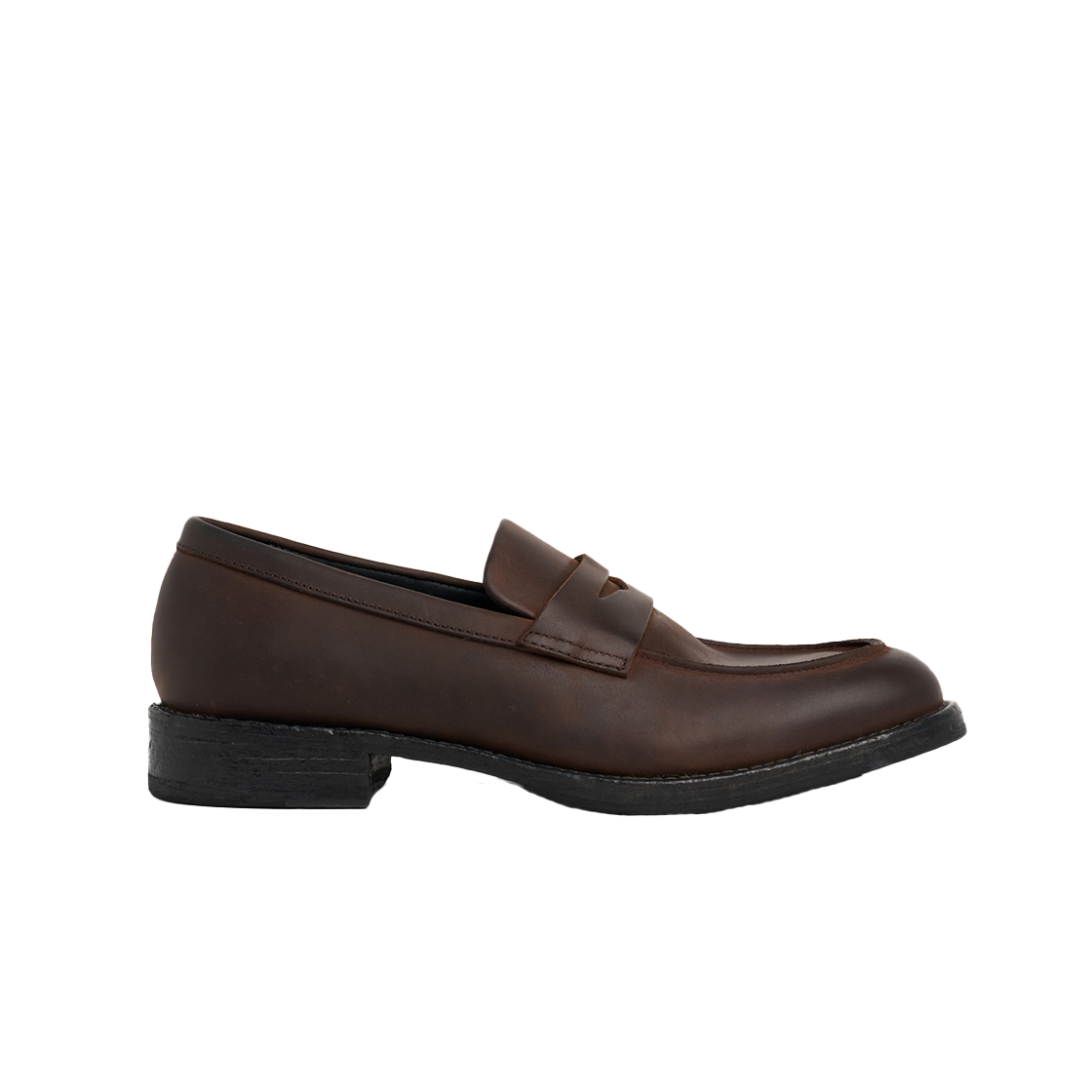 로스트가든 유니폼 페이디드 로퍼 브라운(LOSTGARDEN Uniform Faded Loafer Brown)